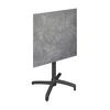 UTEBORD HEINO - antracit, Basics, metall/sten (70/70/75cm) - Mömax