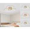 LED-TAKLAMPA SEHR - sandfärgad/champagne, Modern, metall/plast (74/77/11cm) - Mömax