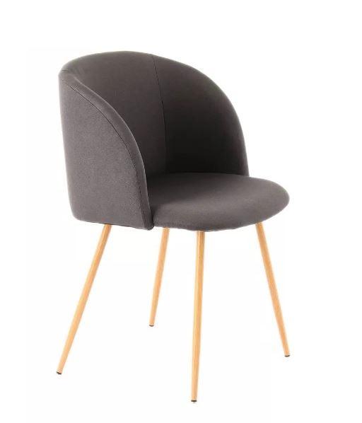 Szék Szett 3xa6h - fekete, Design, műanyag/fém (54/84/56cm) - Kayoom