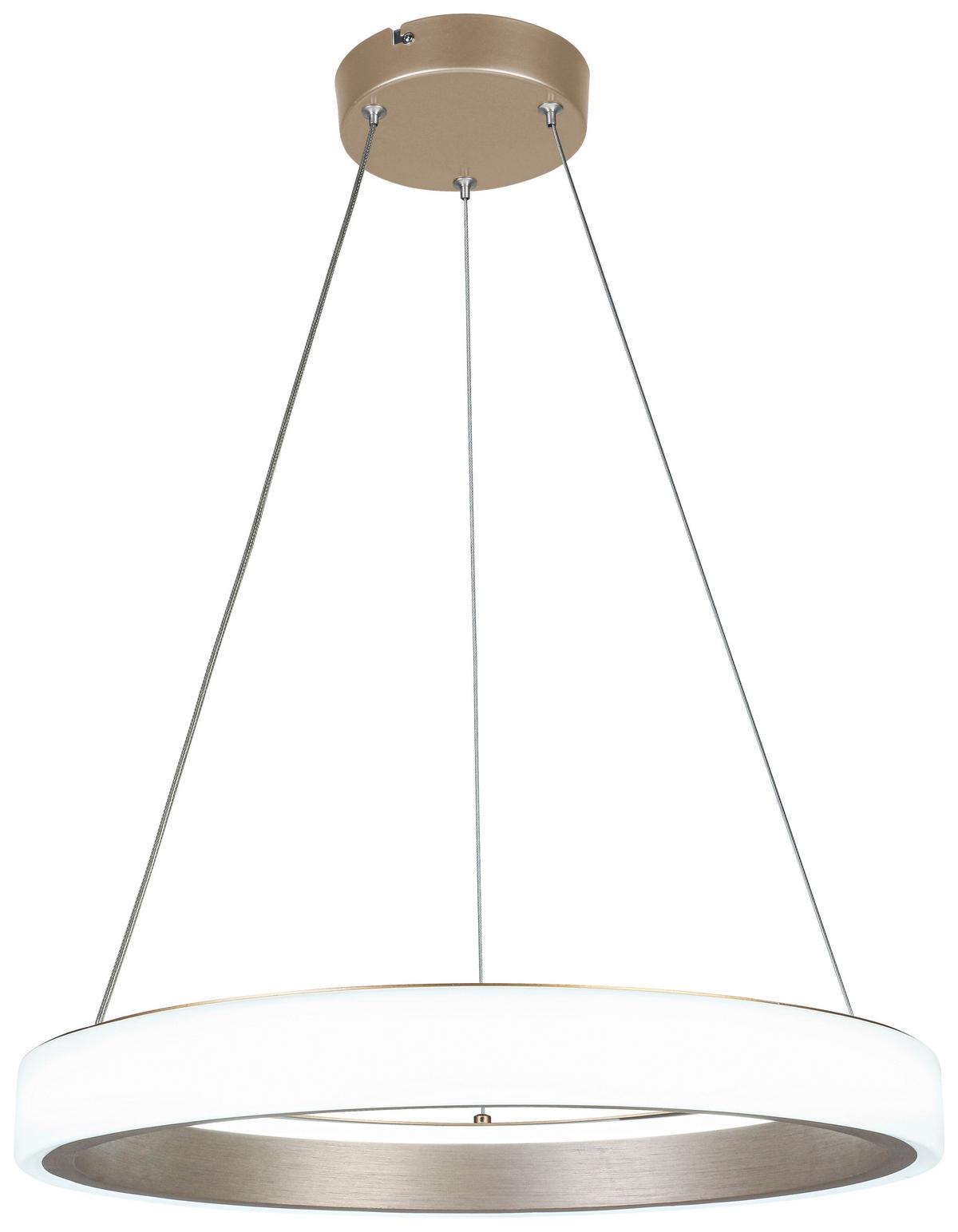 LAMPA WISZĄCA TERESA - biały/cappuccino, Trend, tworzywo sztuczne/metal (50/120cm) - Collet's Monde