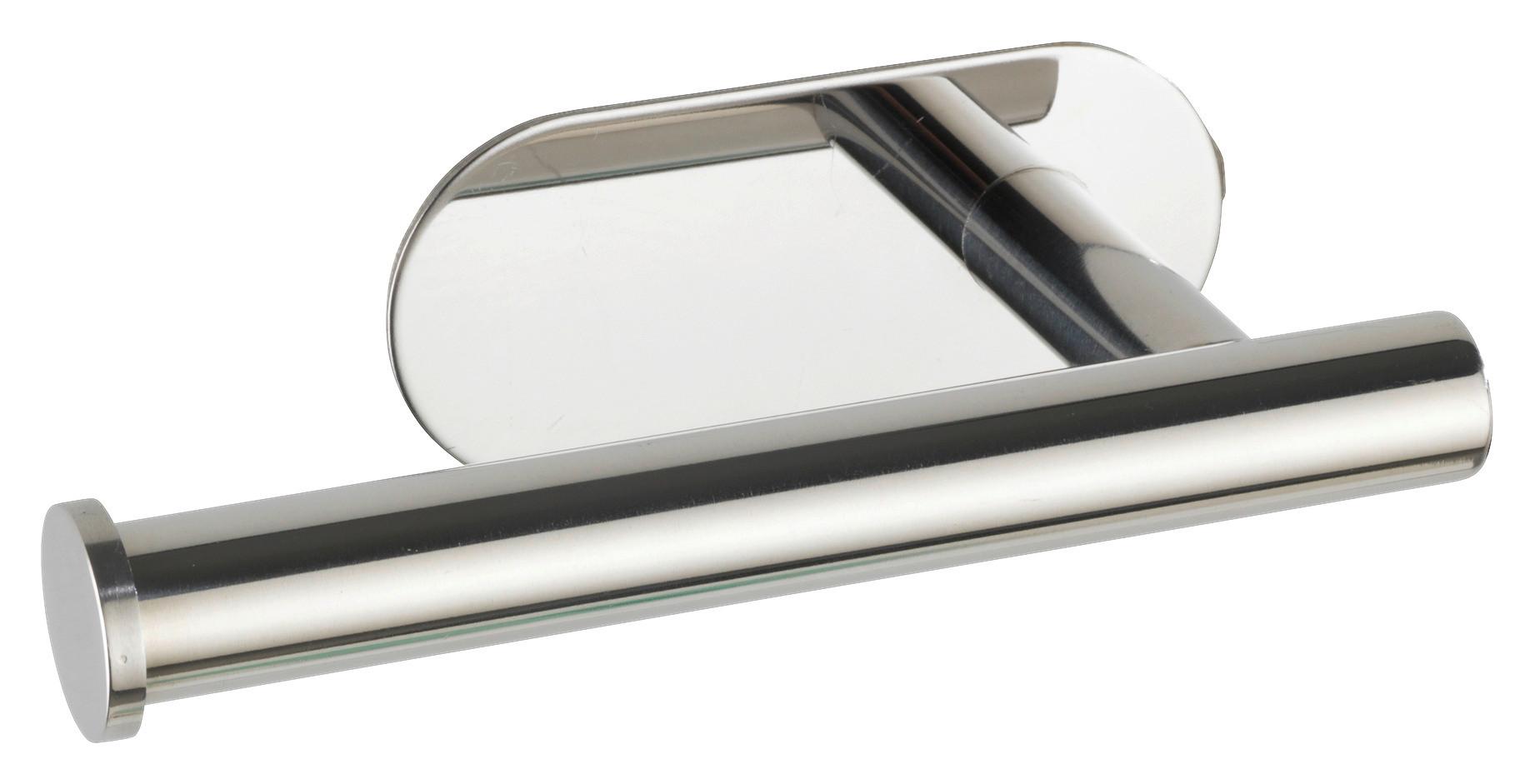 Toilettenpapierhalter in Chromfarben - Chromfarben, MODERN, Metall (16/4,5/7cm) - Modern Living