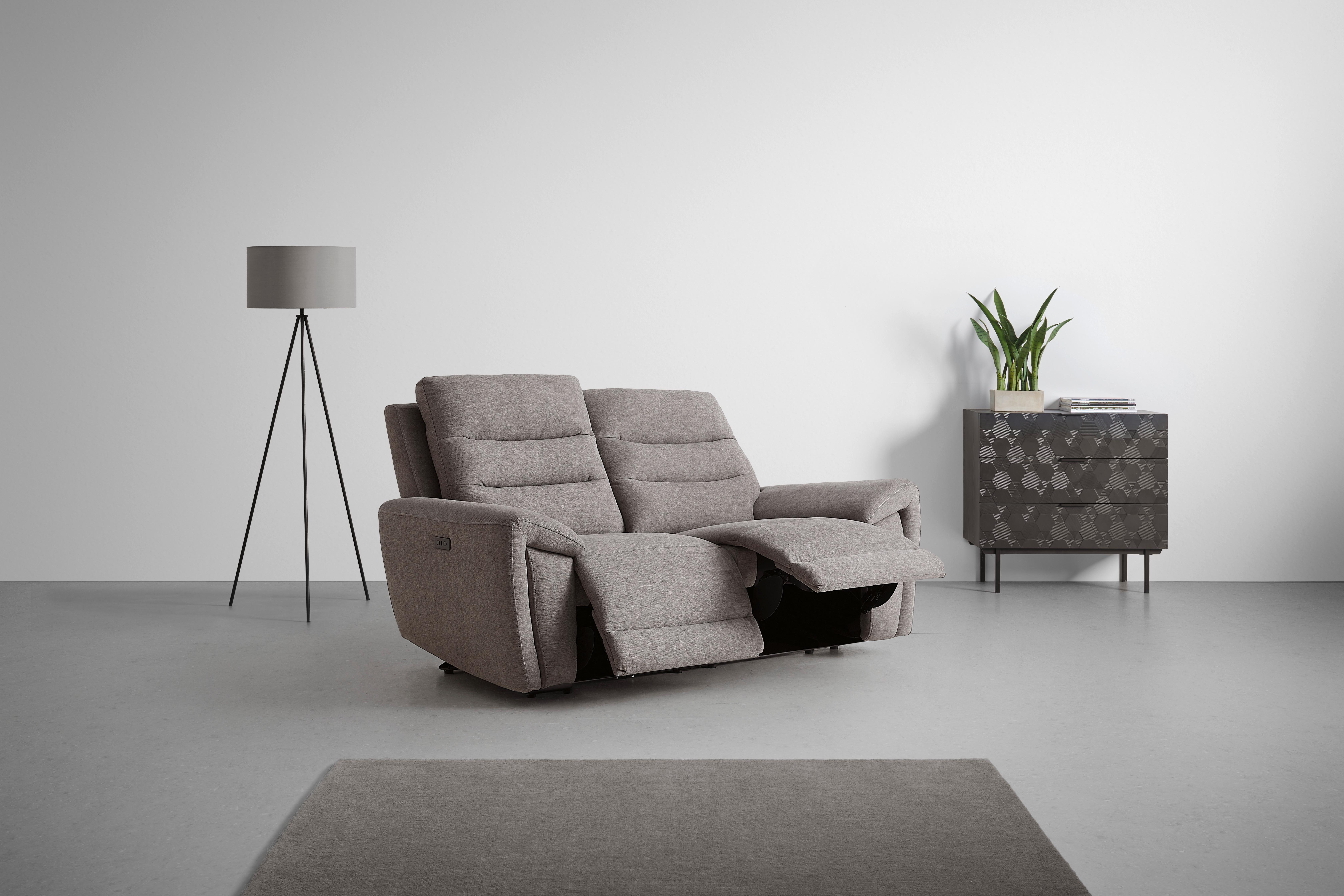 2-SITS SOFFA KNUT - grå/svart, Klassisk, textil (169/94/100cm) - Mömax
