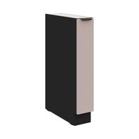 Corp inferior de bucatarie ARONA - bej/negru, Modern, metal/material pe bază de lemn (15/82/52cm)