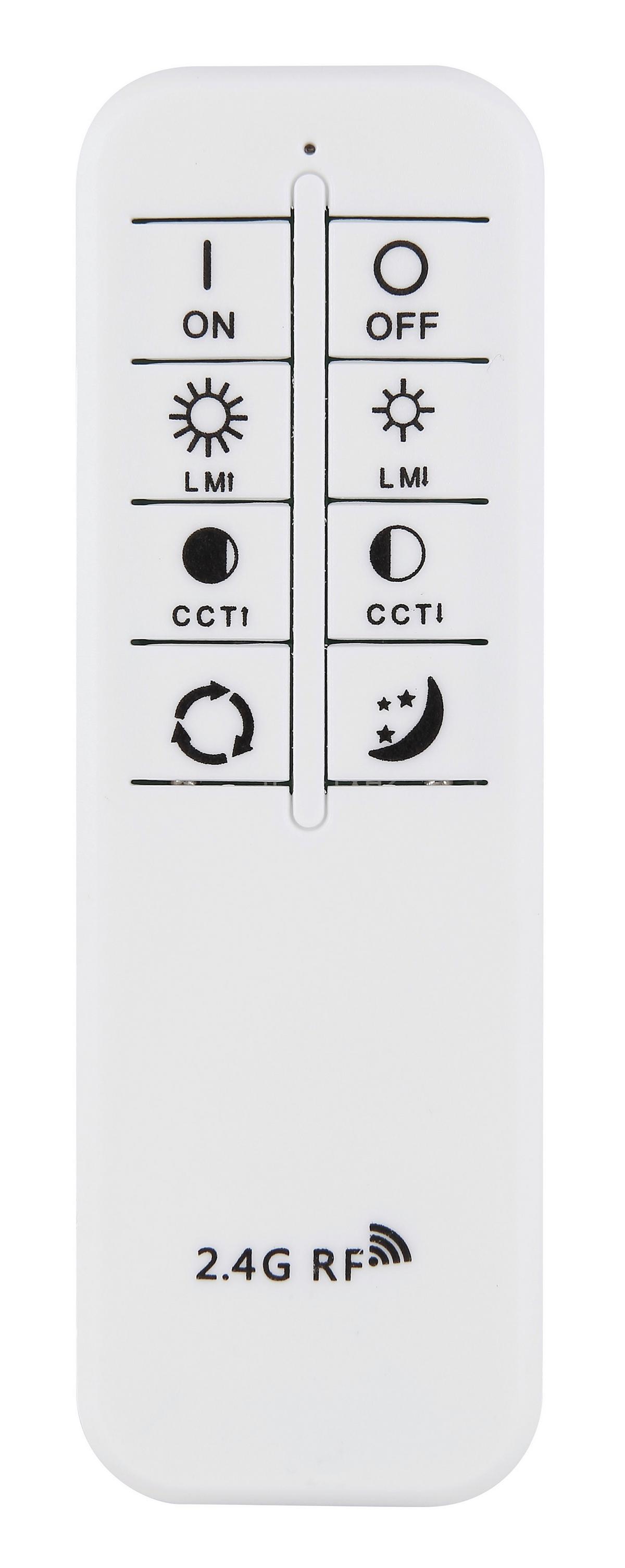 Led-deckenleuchte 67337-75 Tris - Klar/Weiss, Design, Kunststoff/Metall (78/25cm) - Globo