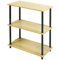 Polica Timilli - prirodne boje/crna, Moderno, drvni materijal/metal (60/76/30cm) - Modern Living
