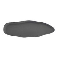 Dekotablett Esana I in Grau - Hellgrau, MODERN, Metall (15/1/10cm) - Modern Living