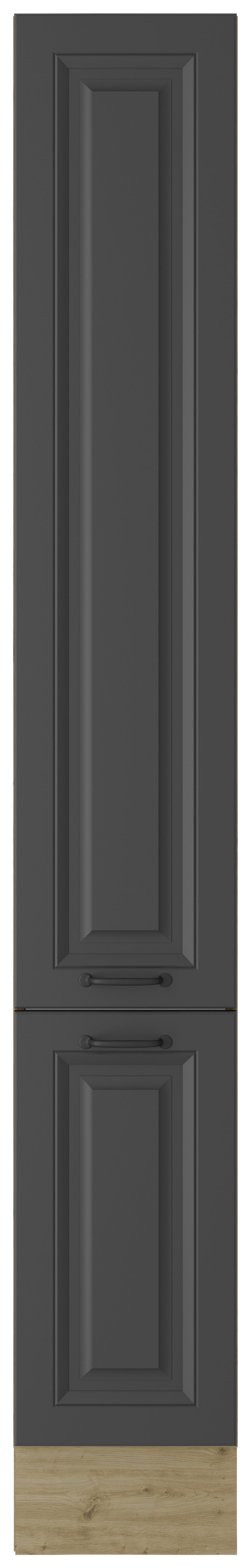 Izvlečna Omara Stina, Antracit, Barva Hrasta - črna/antracit, Romantika, kovina/leseni material (30/205/57cm) - Livetastic