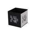 Aufbewahrungsbox Poppi 2 in Schwarz/Weiß - Schwarz/Weiß, MODERN, Karton/Textil (32/32/32cm) - Mömax modern living