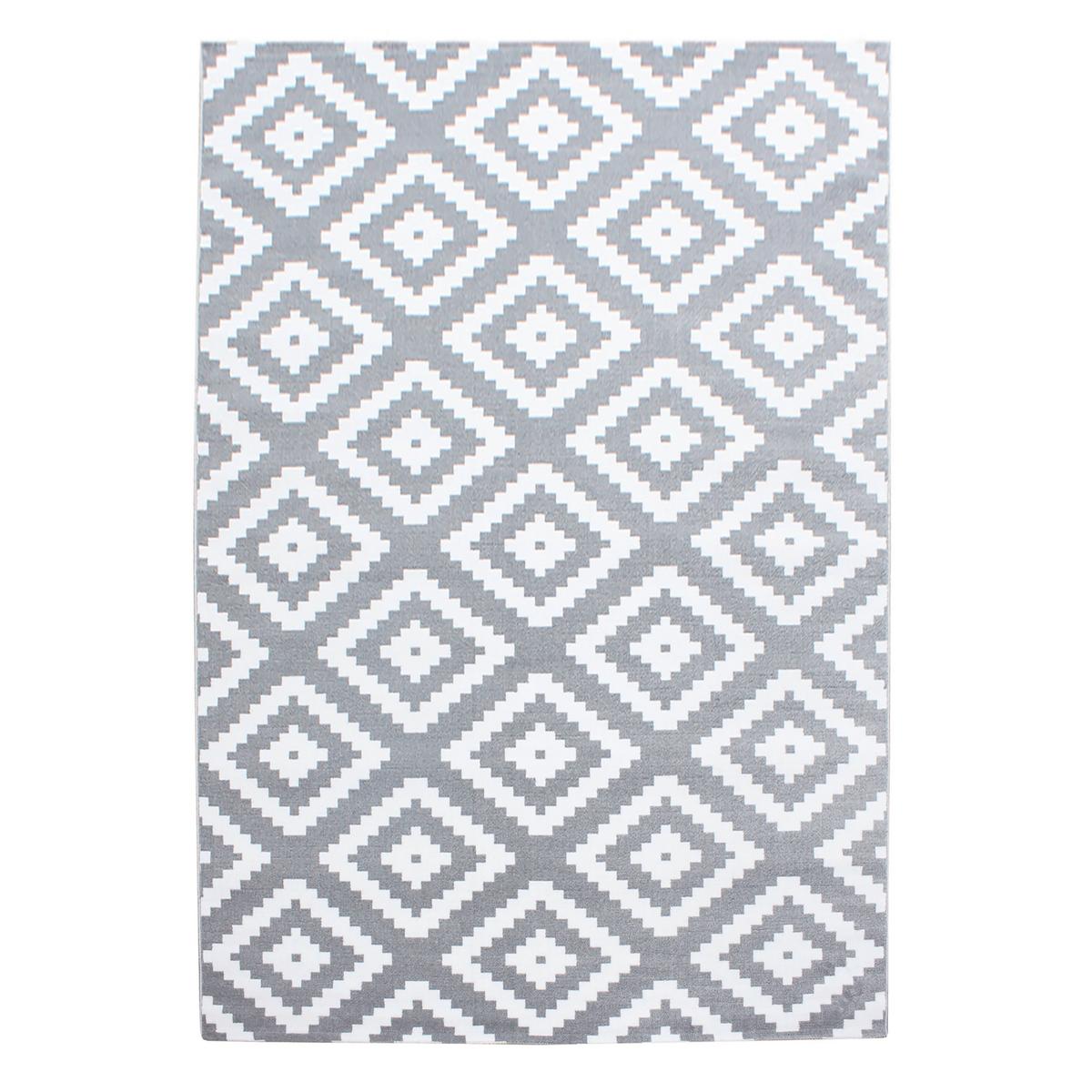 Tkana Preproga Plus, Siva, 140x200cm - siva, Basics, tekstil (140/200cm) - Novel