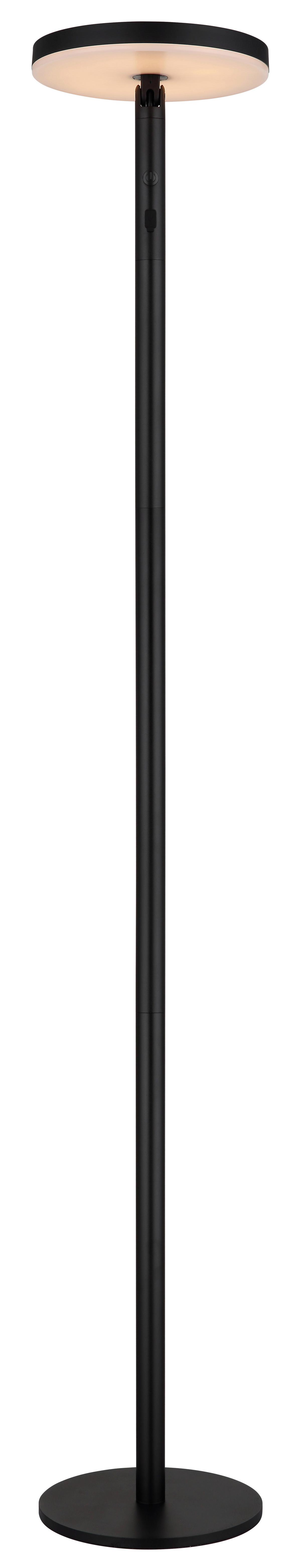 Solarleuchte 36508  Solar - Opal/Schwarz, Design, Kunststoff/Metall (23/145cm) - Globo