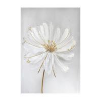 Leinwandbild Gentle Petals Weiß/Goldfarben ca. 70x100cm - Goldfarben/Weiß, Basics, Holz/Textil (70/100cm)