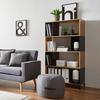 HYLLA MEGY - svart/ekfärgad, Modern, metall (80/158/40cm) - Bessagi Home