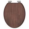 Deska Za Wc-školjko Dark Wood -Sb- - temno rjava, Moderno, leseni material (37,5/2,2/43,5cm) - Schütte