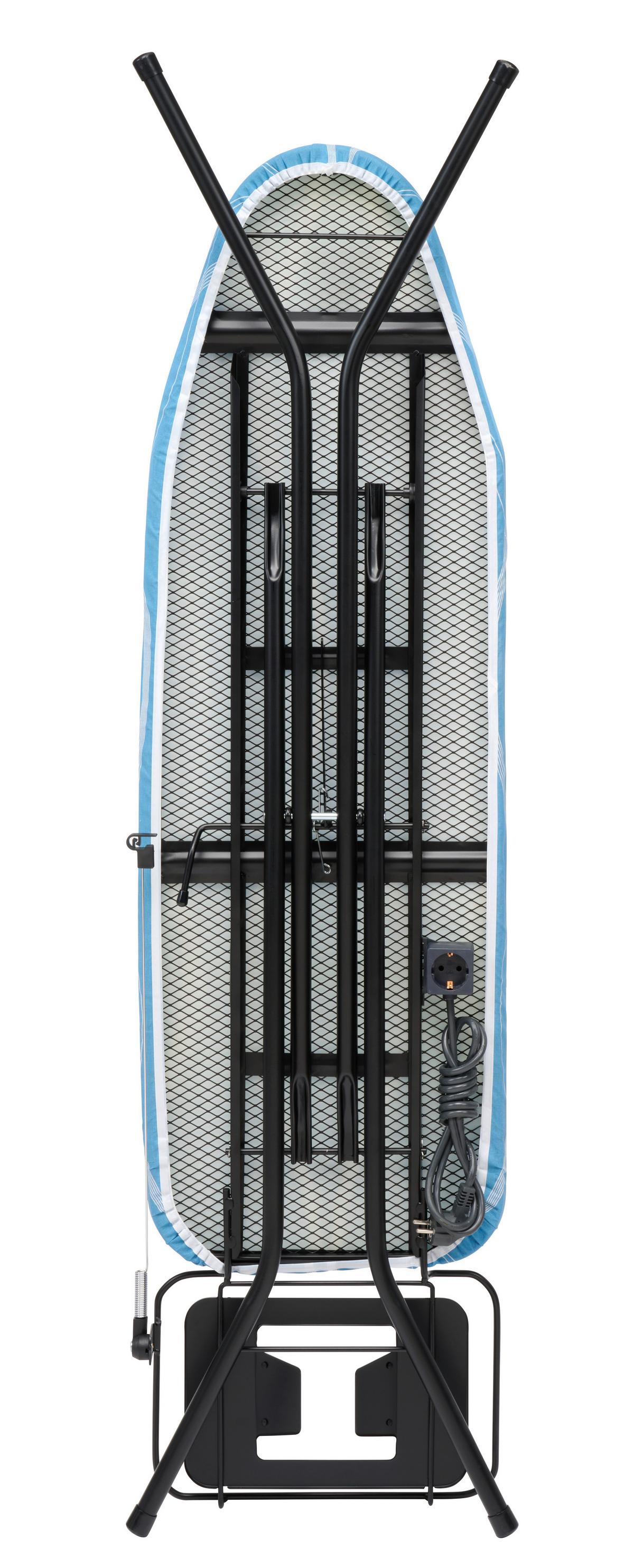 Bügelbrett Regis Blau/Weiß - Blau/Weiß, KONVENTIONELL, Textil (92/40,5/145cm) - Mömax