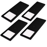 Unterbauleuchten Set 105454 Schwarz max. 5 Watt - Schwarz, MODERN, Metall - HKT