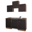 Küchenblock ECONOMY 150 - Eichefarben/Grau, KONVENTIONELL, Holzwerkstoff (150/200/60cm) - Livetastic Küchenblock ECONOMY 150 - Eichefarben/Grau, KONVENTIONELL, Holzwerkstoff (150/200/60cm) - Livetastic