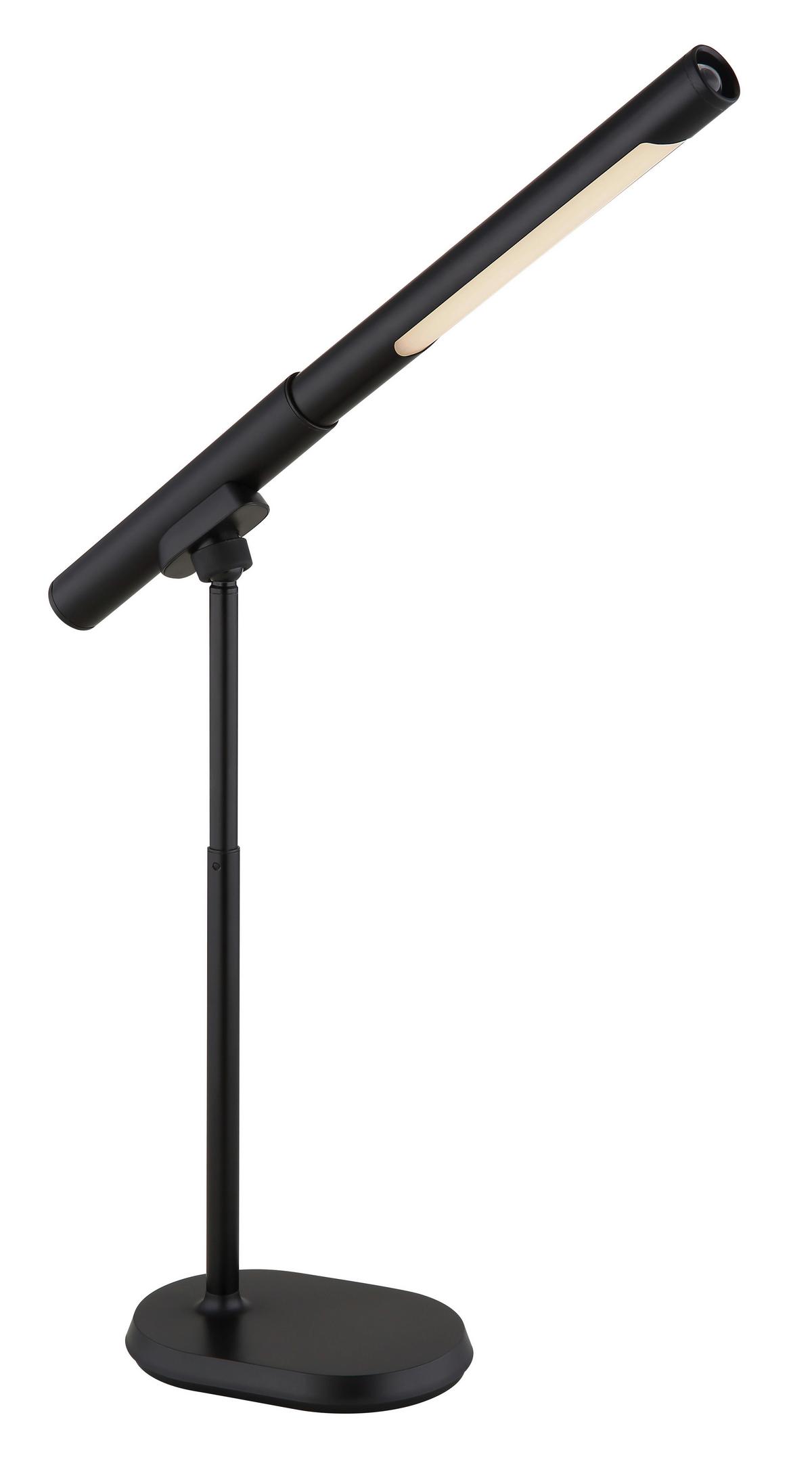 Led Svjetiljka Za Pisaći Stol Milano - bijela/crna, Design, metal/plastika (40,4/10,9/44,5cm) - Globo
