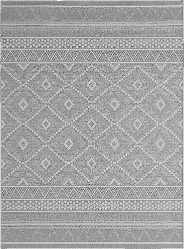Flachwebteppich Ottawa3 in Grau ca. 200x250cm - Grau, Basics, Textil (200/250cm) - Mömax