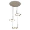 LED-HÄNGLAMPA STONI - champagne, Modern, metall/plast (42/42/150cm) - Mömax