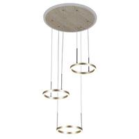 Led Függőlámpa Stoni - Pezsgő, Modern, műanyag/fém (42/42/150cm) - Mömax