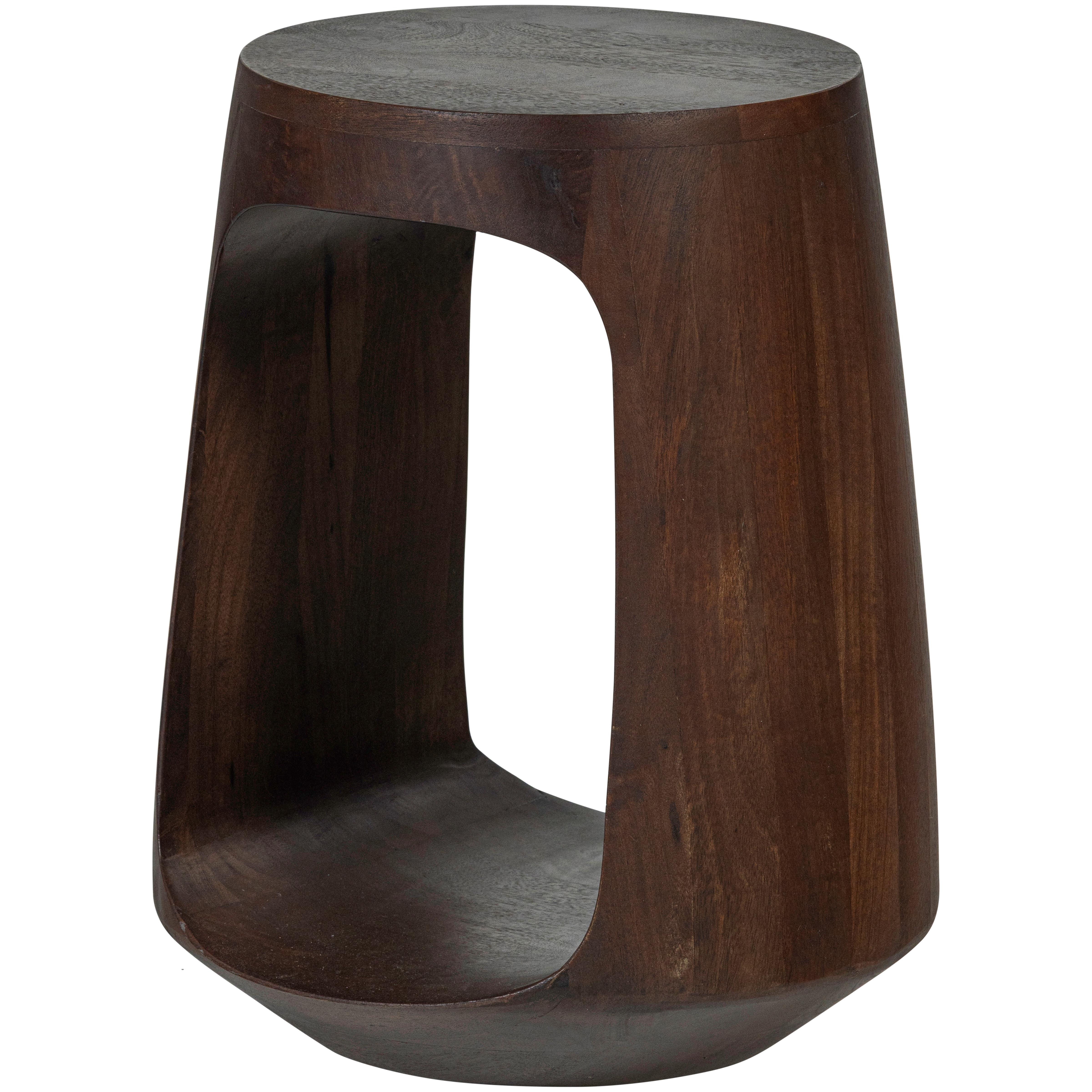 Beistelltisch Walnussfarben B: 33 cm - Walnussfarben, MODERN, Holz (33/33/45cm) - Livetastic