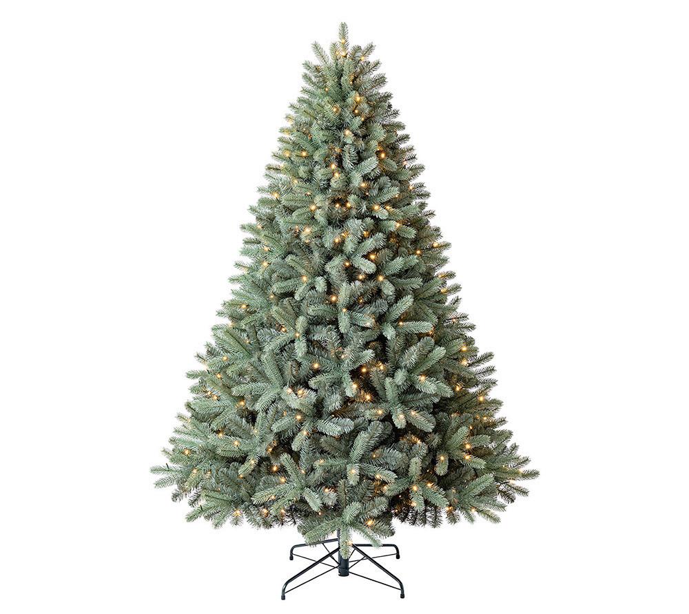 Weihnachtsbaum Evergreen Vermont Grün H: ca. 210cm - Waldgrün, Basics, Kunststoff (150/210cm)