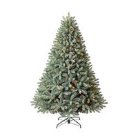 Weihnachtsbaum Evergreen Vermont Grün H: ca. 210cm - Waldgrün, Basics, Kunststoff (150/210cm)