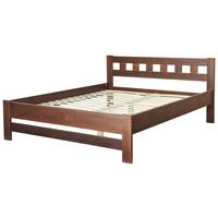 Ágy Tömörfa 140x200cm Verona New - sötétbarna, Konventionell, fa (140/200cm)