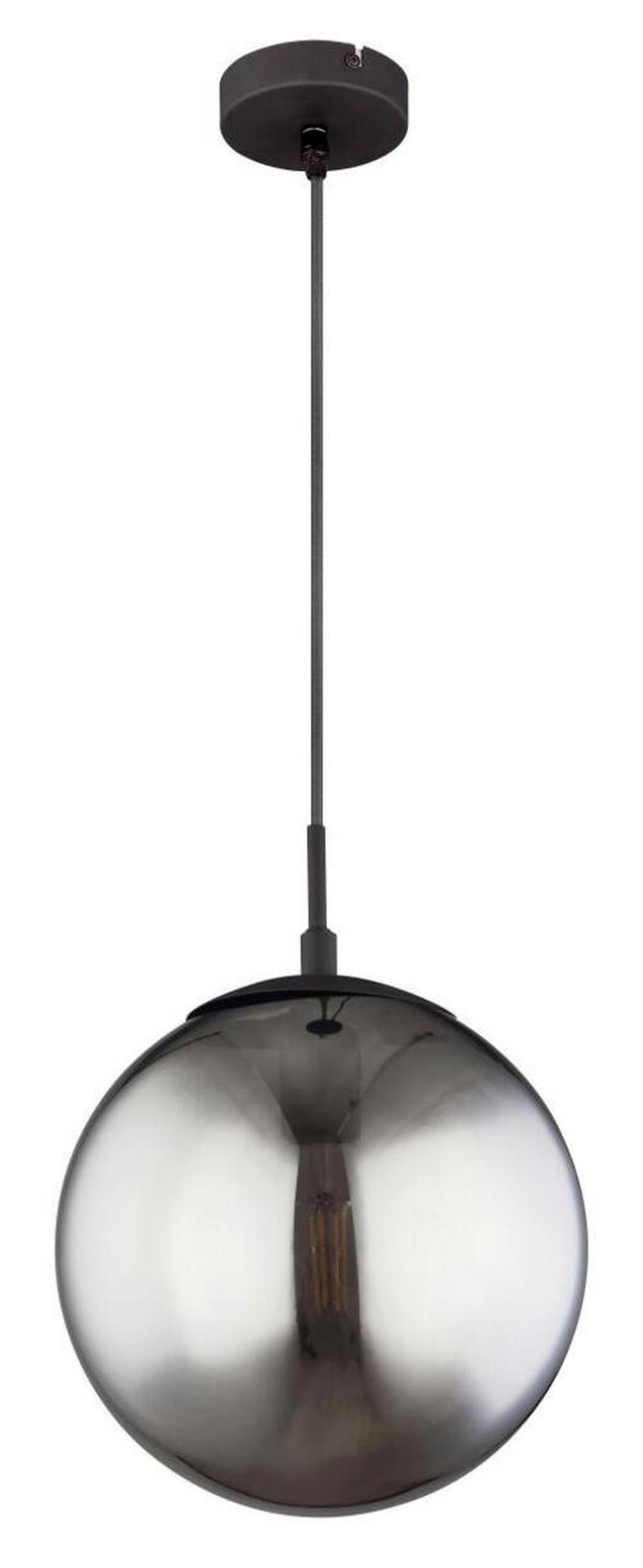 Viseča Svetilka 15830h Blama - črna, Design, kovina/steklo (25/120cm) - Globo