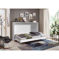 Klappbett Juist ca. 120x200 cm Weiß - Weiß, KONVENTIONELL, Holz/Holzwerkstoff (120/200cm) - MID.YOU