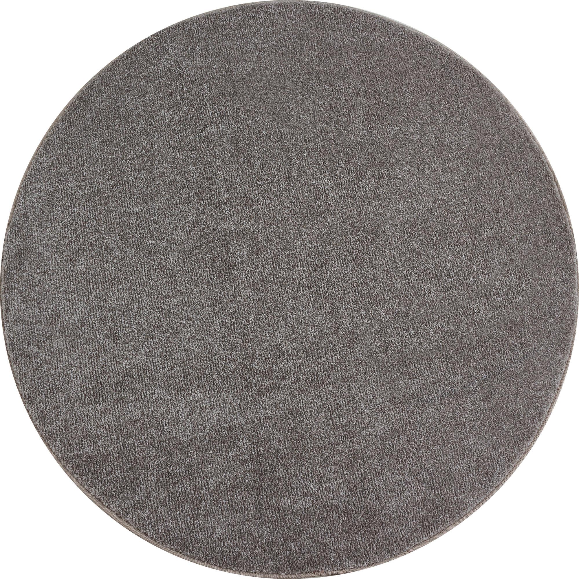 Hochflorteppich Ata Beige Ø ca. 120cm - Beige, Design, Textil (120cm) - Novel