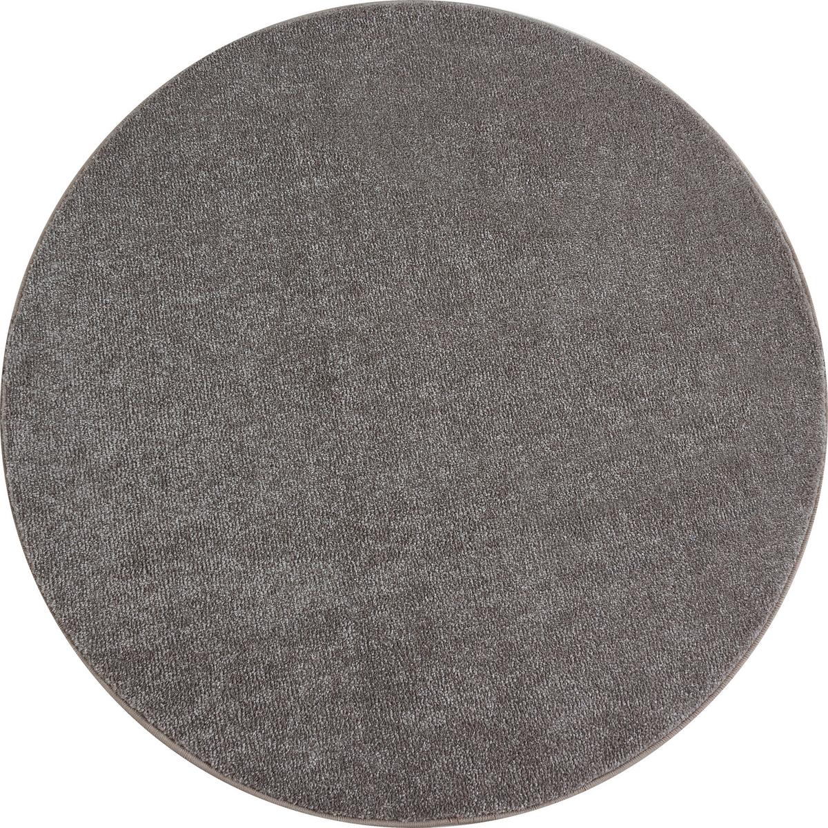 Hochflorteppich Ata Beige Ø ca. 120cm - Beige, Design, Textil (120cm) - Novel