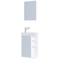 GÄSTEBAD LUMIA - Weiss, Modern, Glas/Keramik (40cm) - MID.YOU
