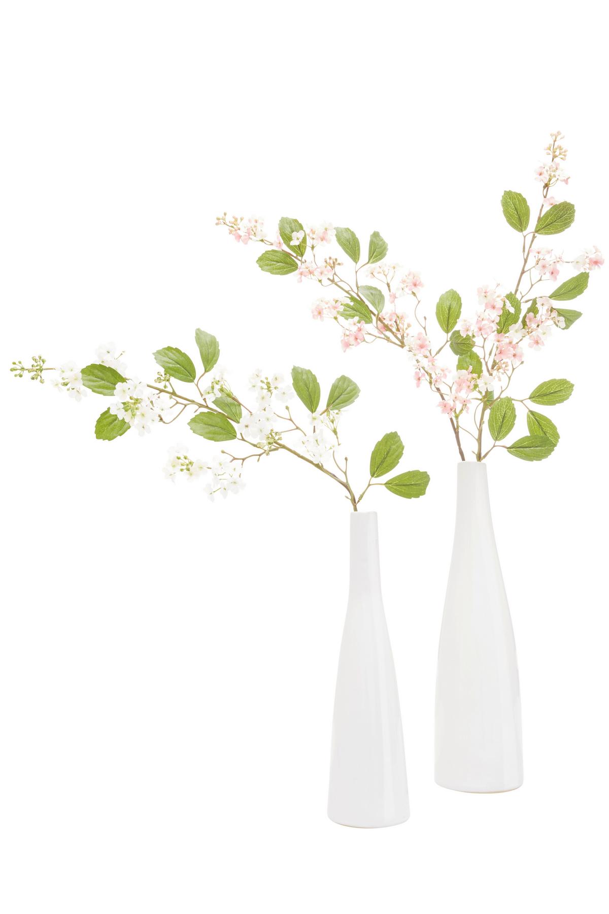 WAZON PLANCIO II - biały, Modern, ceramika (8,5/33cm) - Modern Living