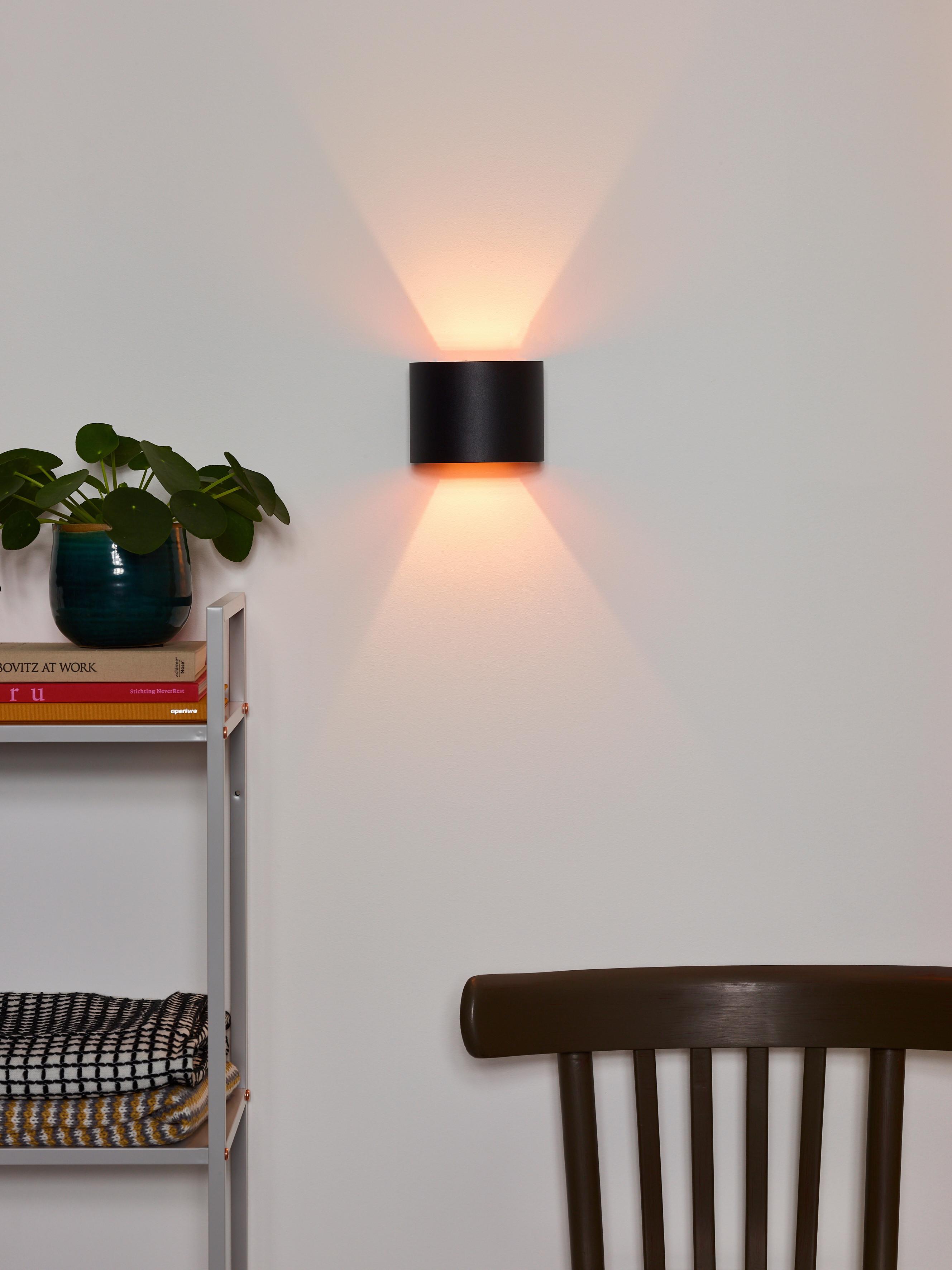 KINKIET LED 09218/04/30 XIO - czarny, Design, metal (11/13/9.7cm) - Lucide