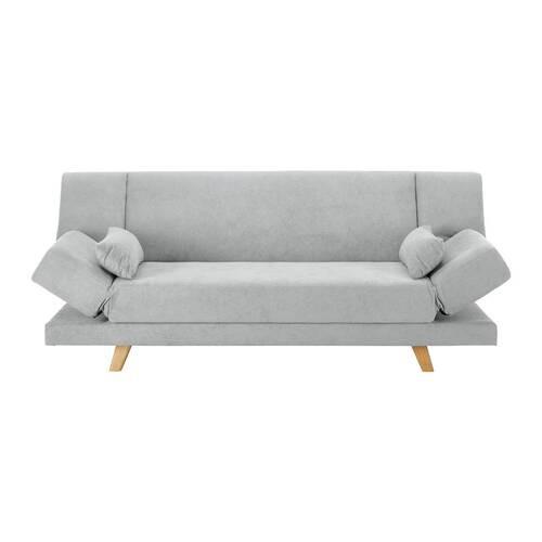Kanapéágy Funky - világosszürke, Modern, textil (183/73/79cm) - Bessagi Home