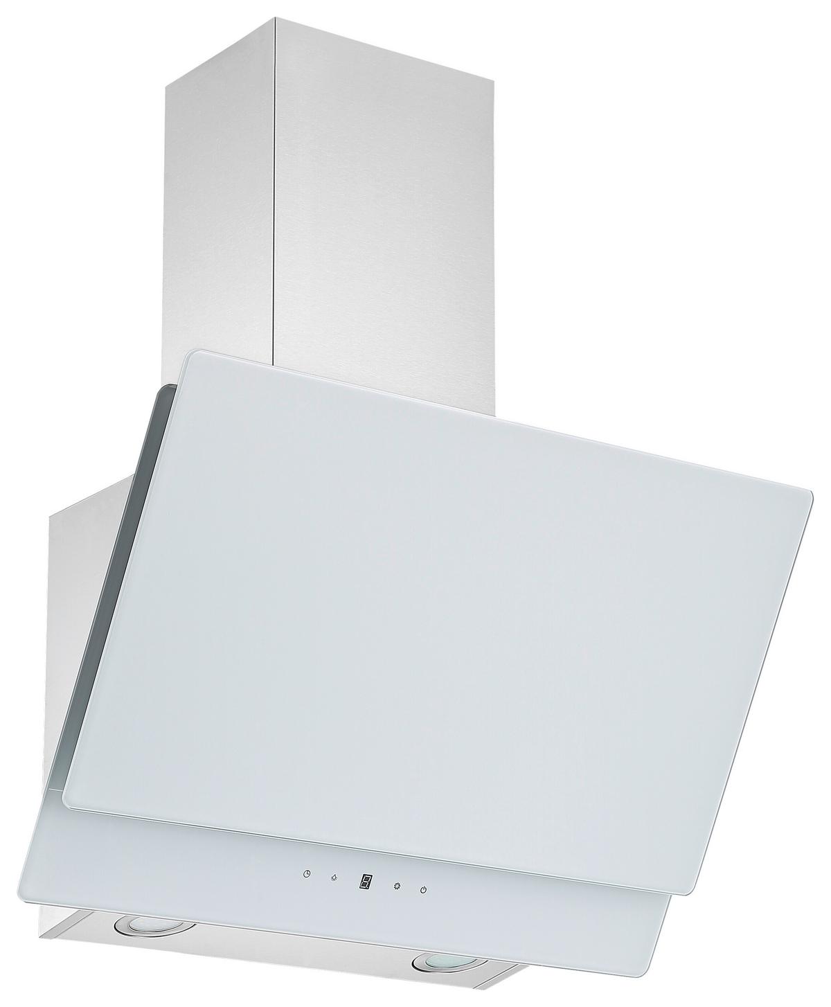 Kuhinjska Napa Selena, 60cm - bela, Trend, kovina/steklo (60/74-112/31,3cm) - Respekta