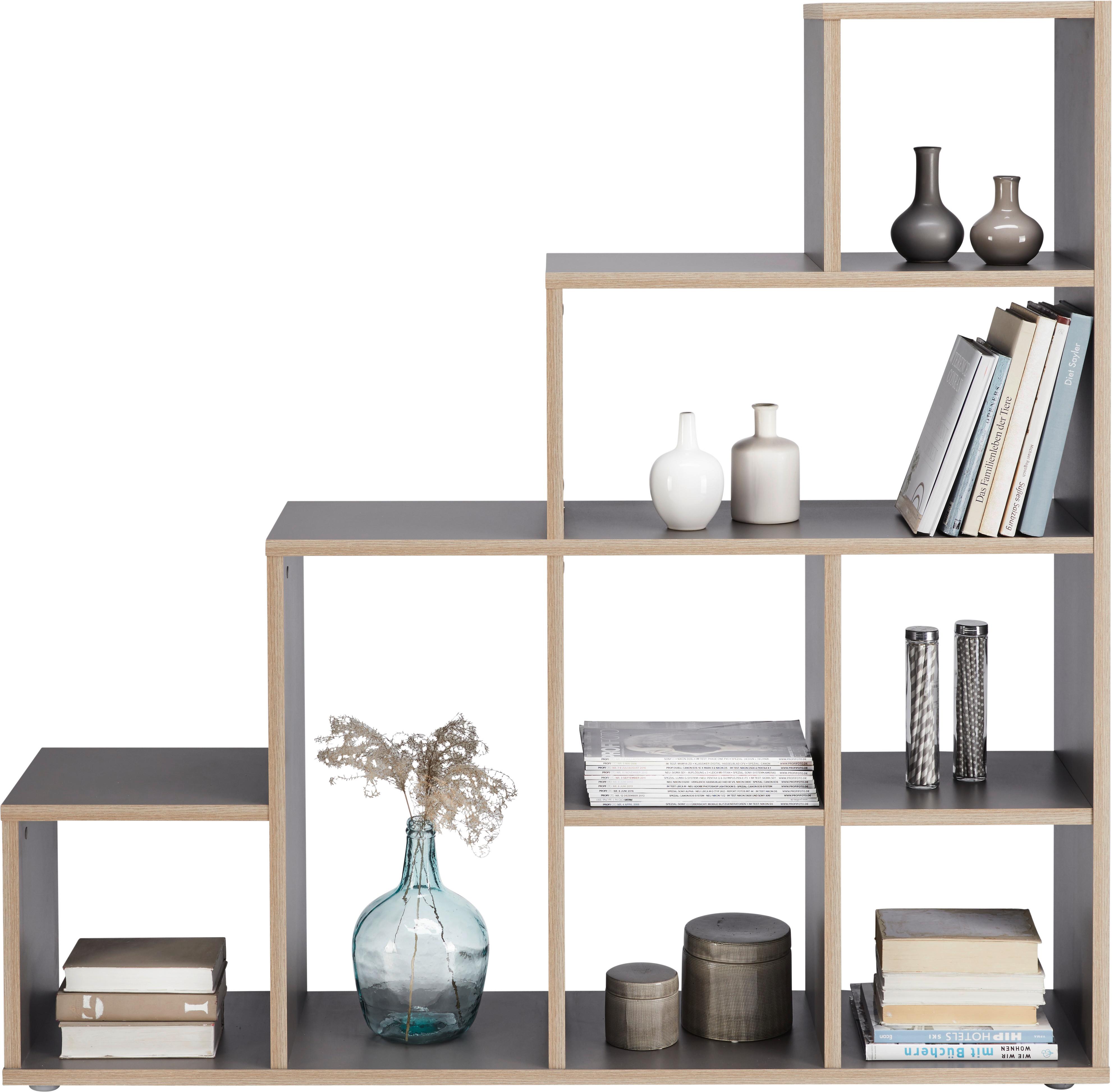 Predelna Stena Cassa 1 - siva/črna, Konvencionalno, leseni material (148/148/33cm) - Mömax