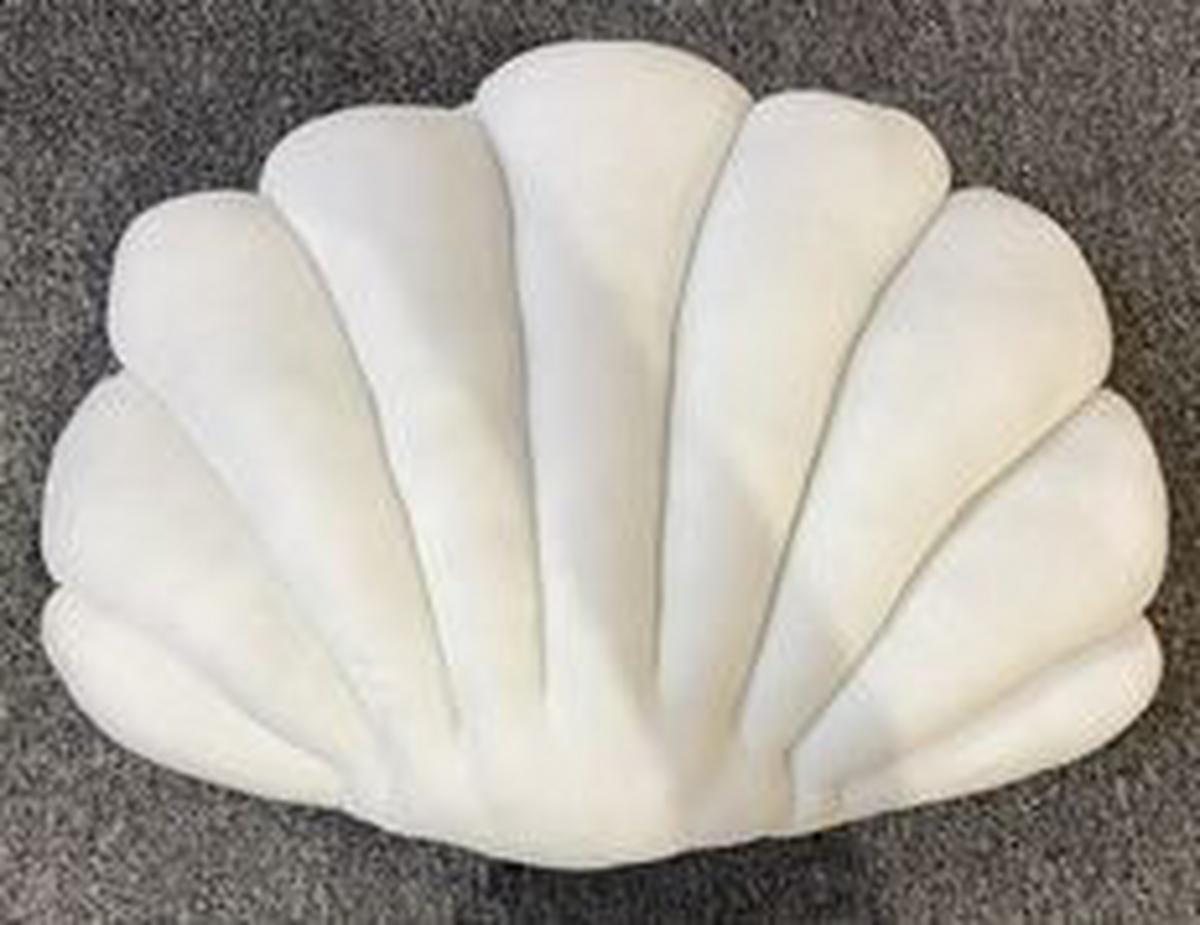 Díszpárna Seashell 30/40 - fehér, textil (30/40cm) - Mömax