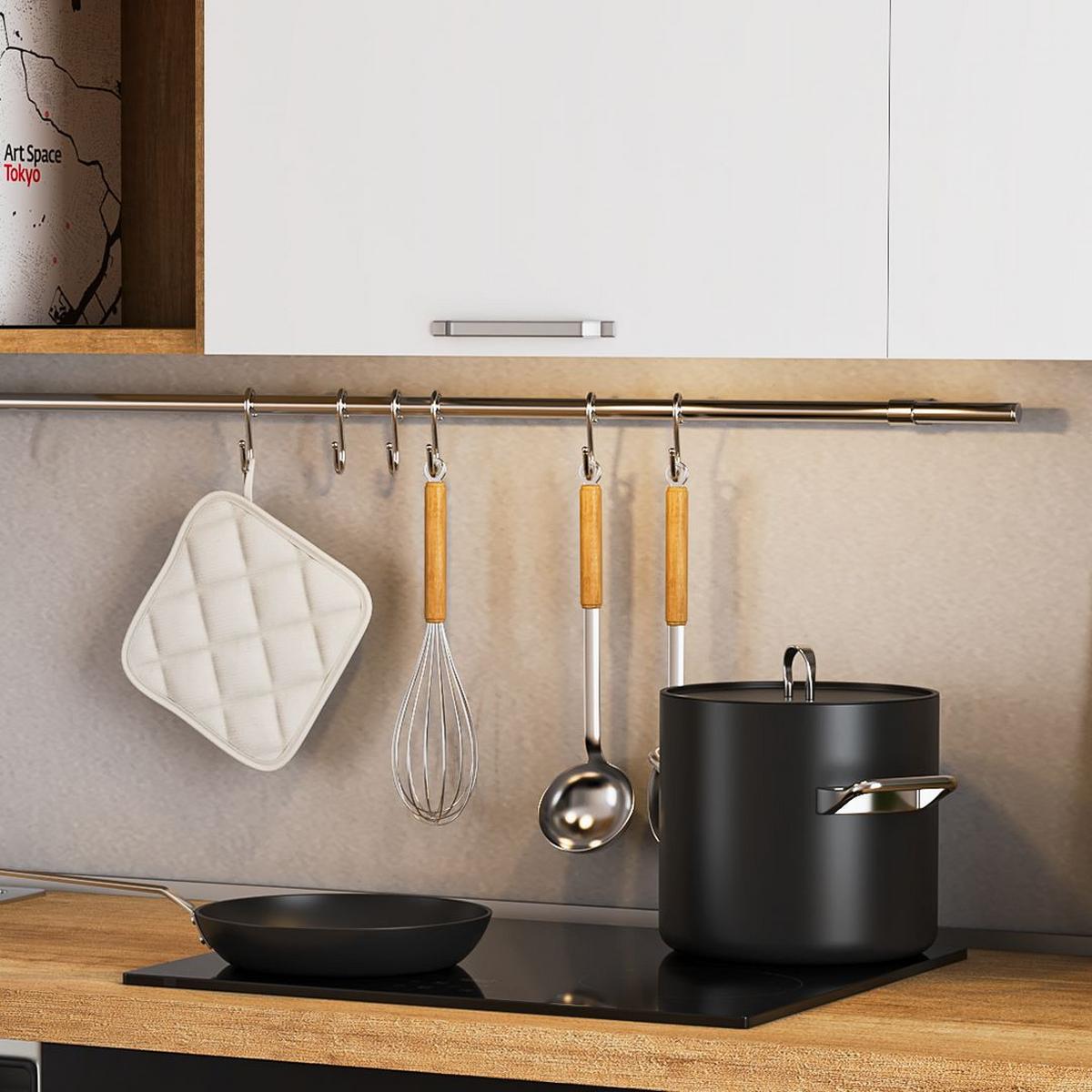 Blok Kuhinja S Aparatima Kira - bijela, Moderno, drvni materijal (240/216/60cm) - Modern Living