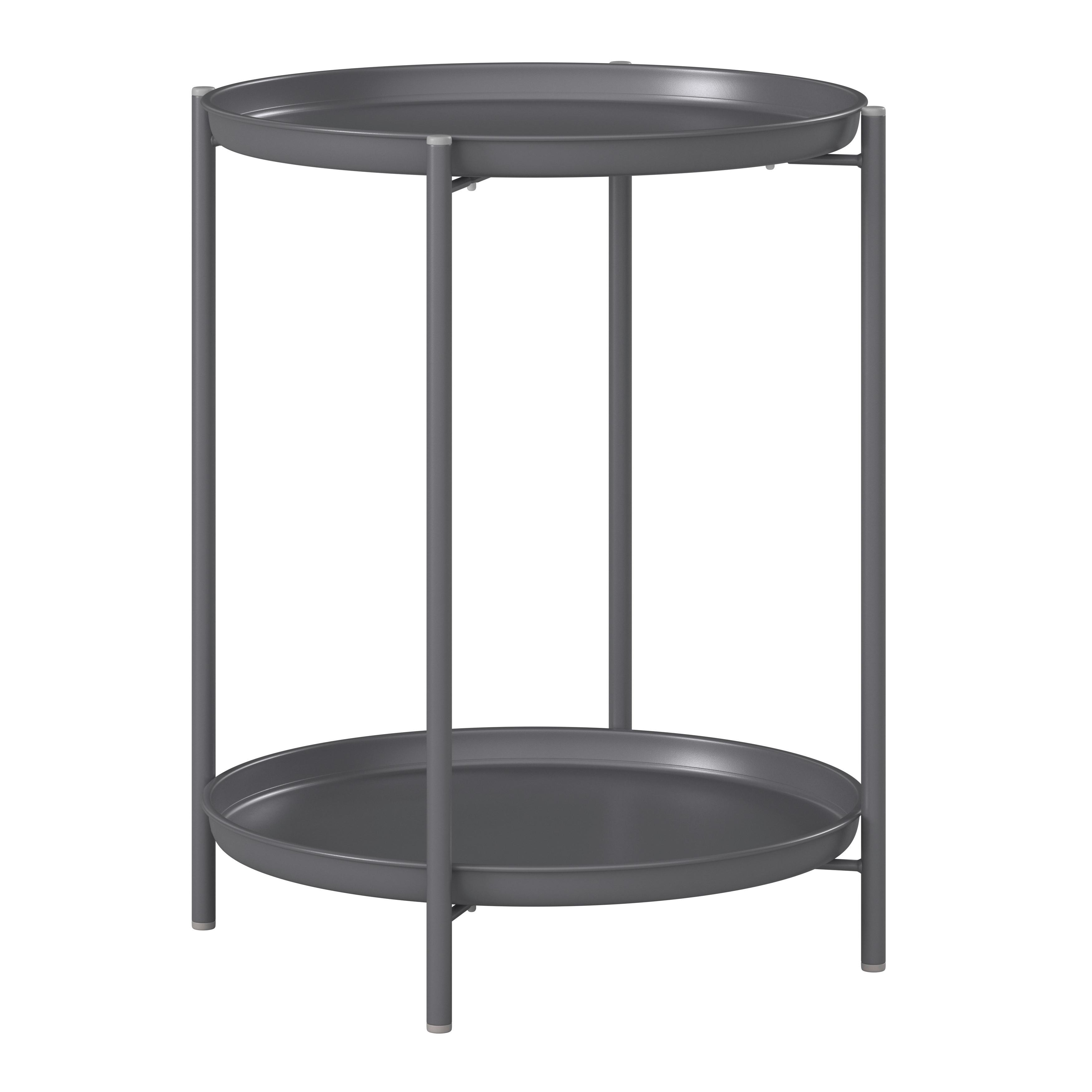 Gartenbeistelltisch Jens Anthrazit Eisen - Anthrazit, Basics, Metall (40/52/40cm) - Mömax