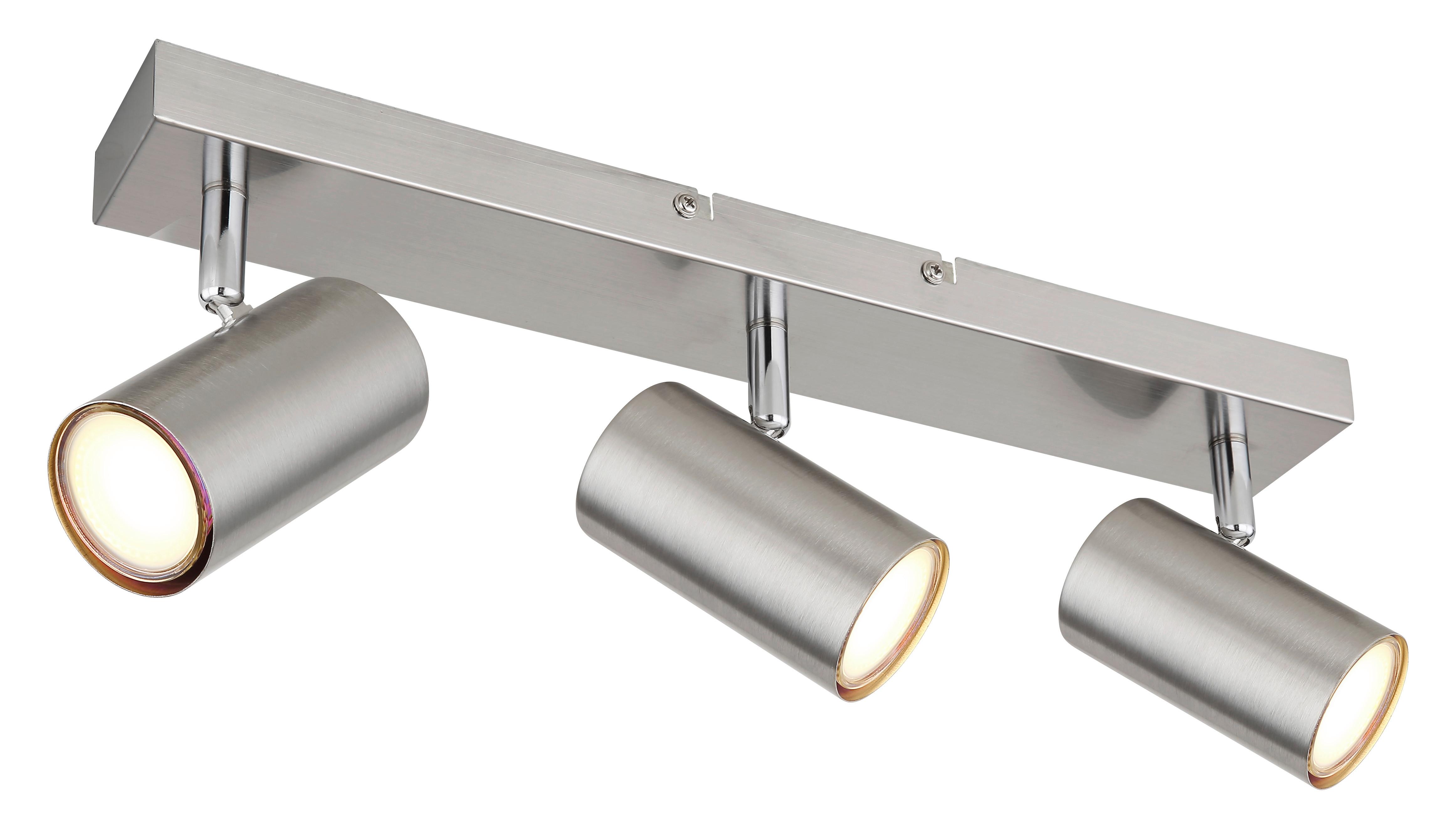 Proiector Robby 3 - culoare nichel/culoare crom, Modern, metal (41/6/12cm)