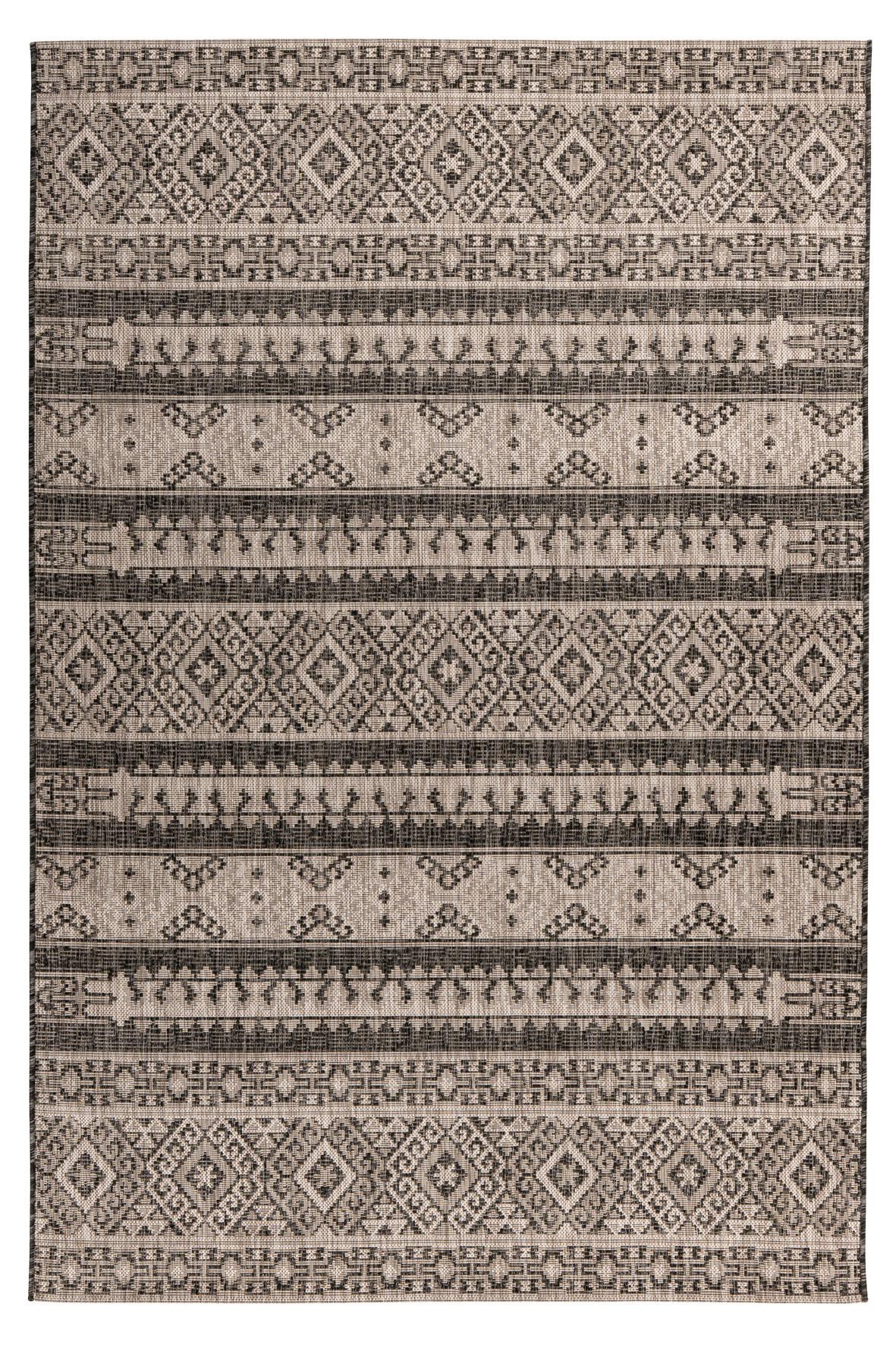 OUTDOORTEPPICH MY NORDIC - Graubraun/Grau, Design, Textil (200/290cm) - Novel