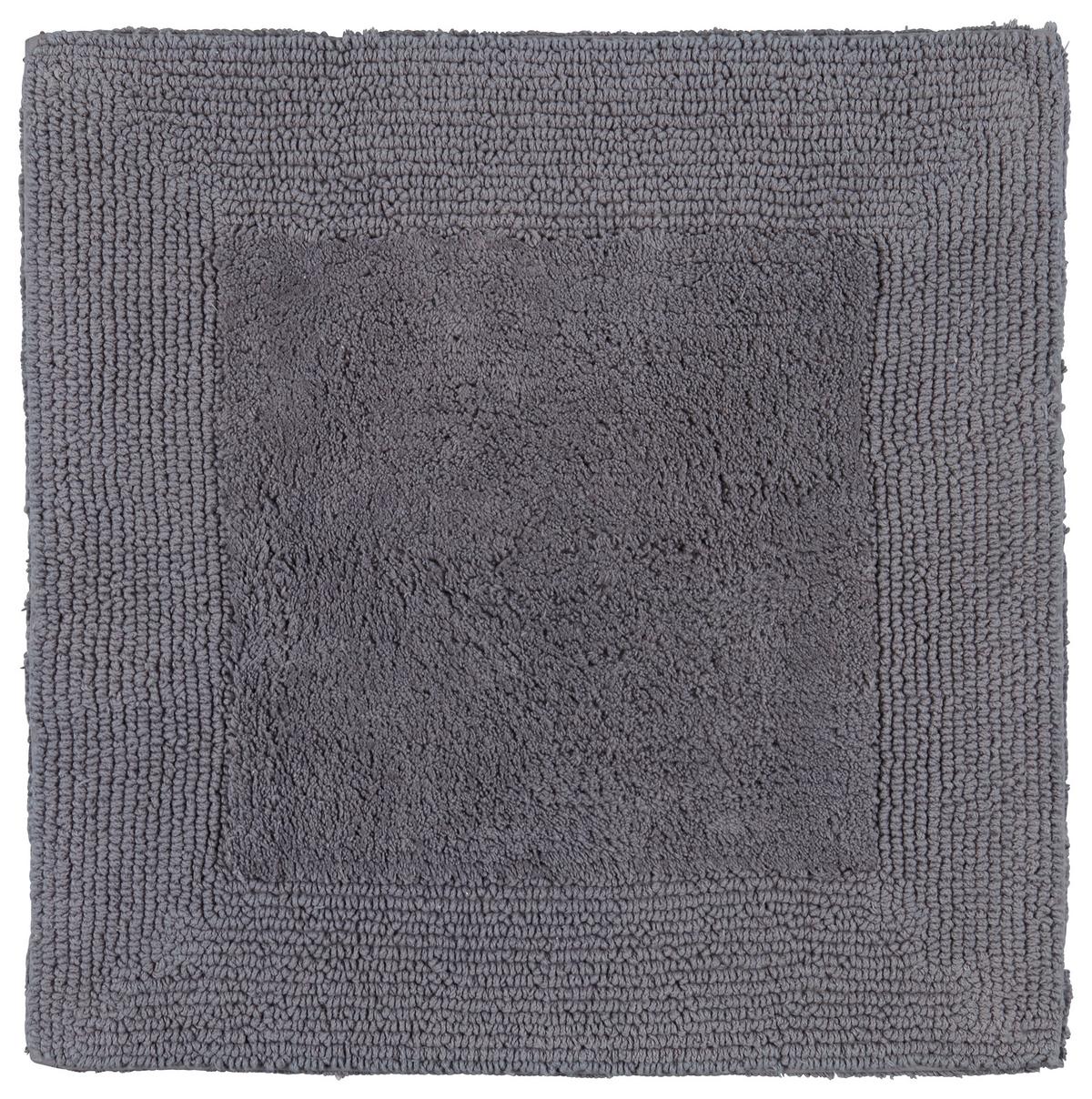 Fürdőszobaszőnyeg Karen - antracit, Konventionell, textil (50/50cm) - Premium Living