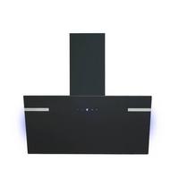 Dunstabzugshaube RESPEKTA SOLEA 90 CM - Schwarz, Trend, Glas/Metall (90/76,4-114,4/38,2cm) - Respekta