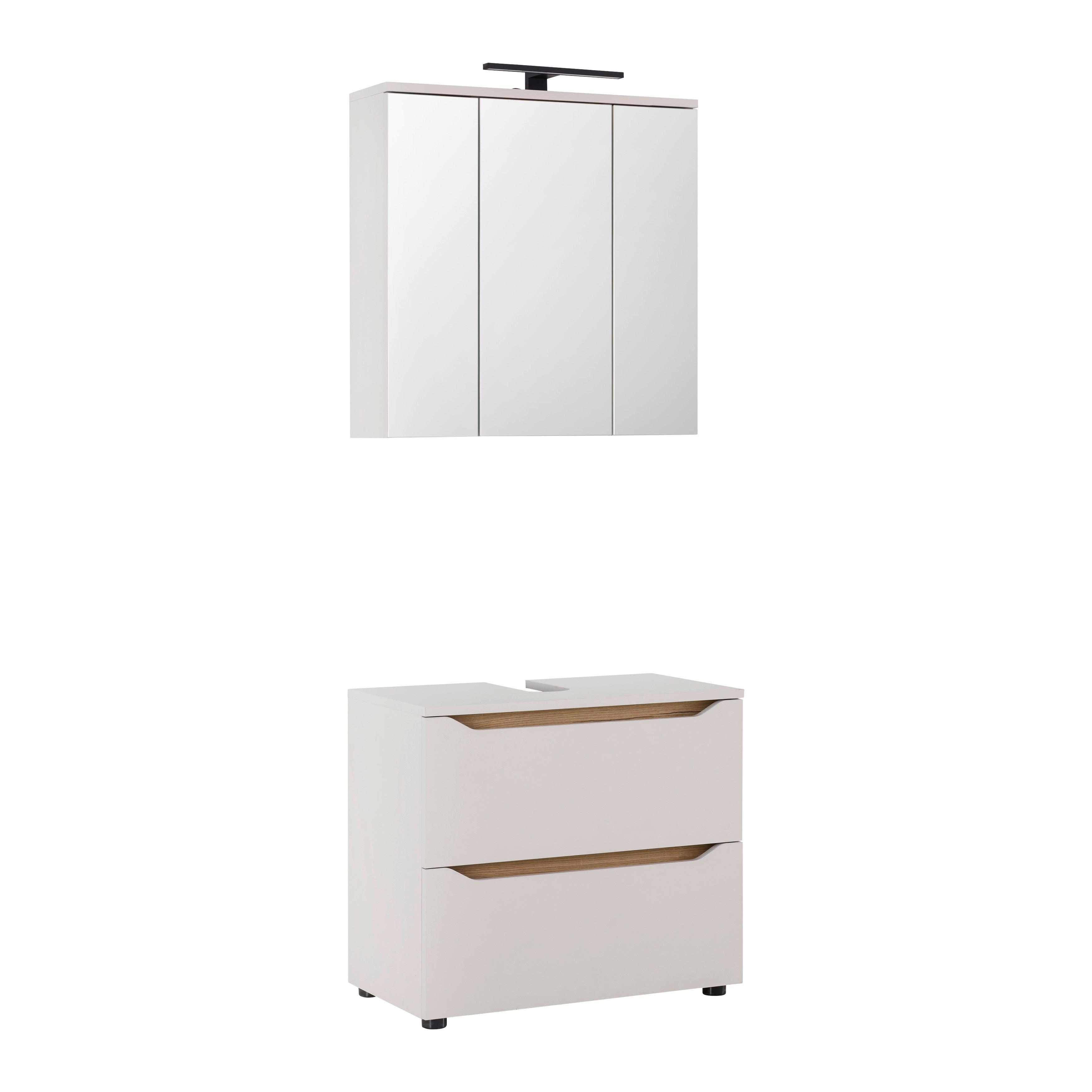 TVÄTTSTÄLLSUNDERSKÅP MALLORCA -EXKLUSIV- - svart/kashmir, Modern, trämaterial (70/60/40cm) - Based