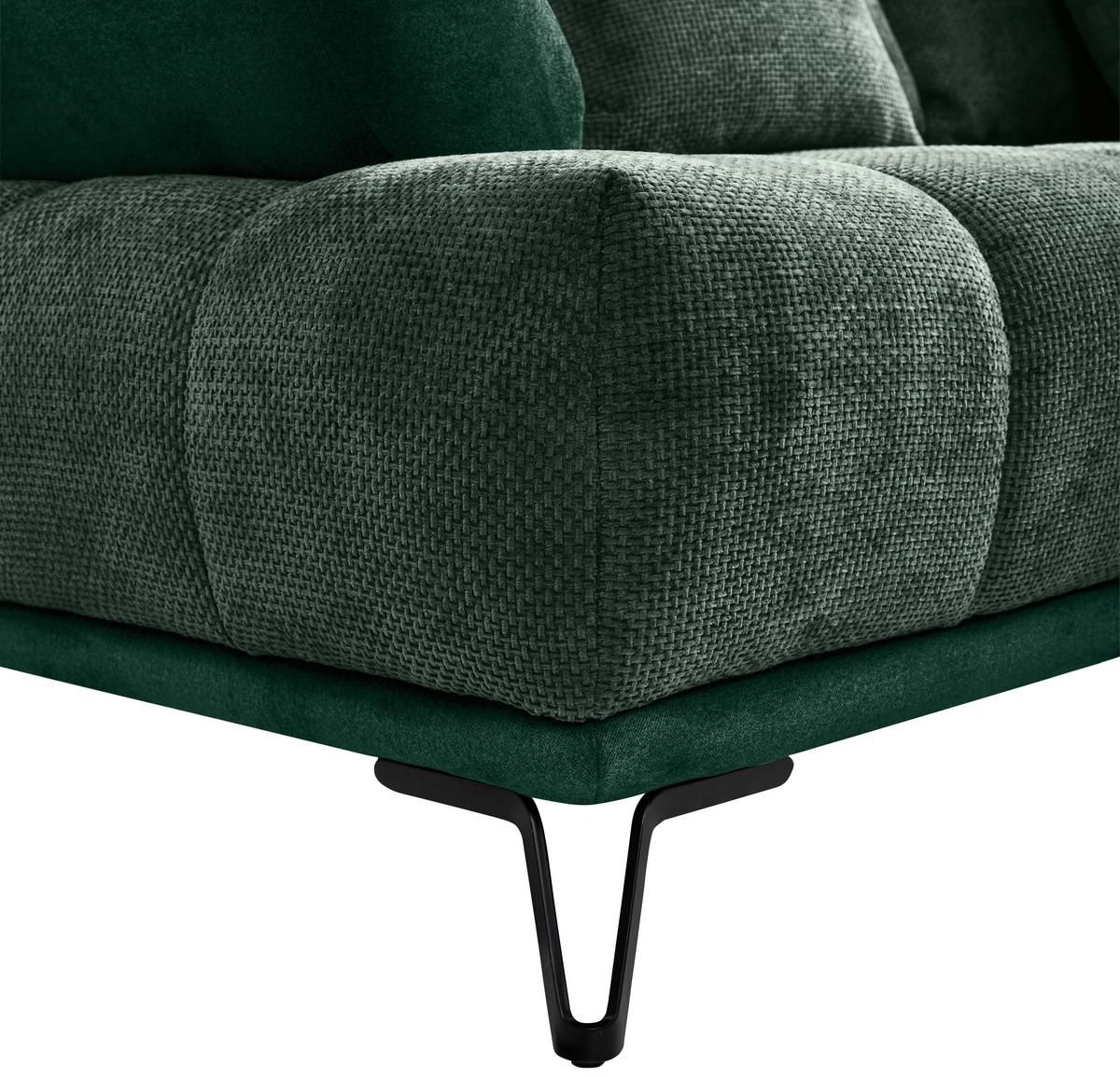 Coltar LARGO N - verde închis, Modern, textil (262/184cm) - Modern Living