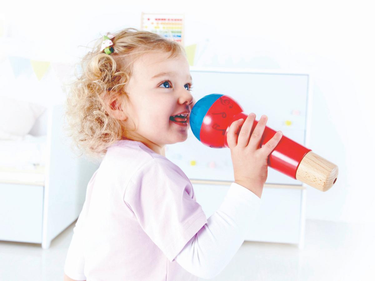 Játék Mikrofon Hape - többszínű, Basics, műanyag/faalapú anyag (88/22/8cm) - Hape