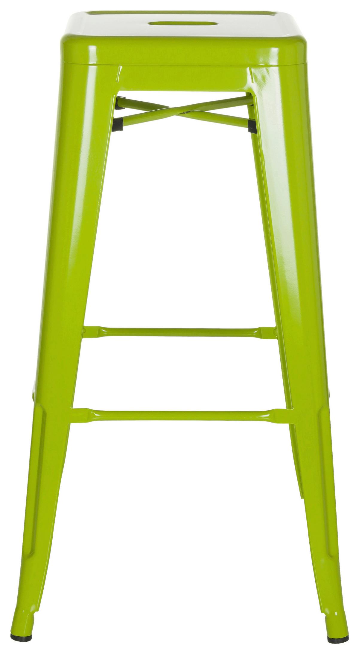 Barski Stol Vantaggio High, Zelena - zelena, Basics, kovina (44/77/44cm) - MID.YOU
