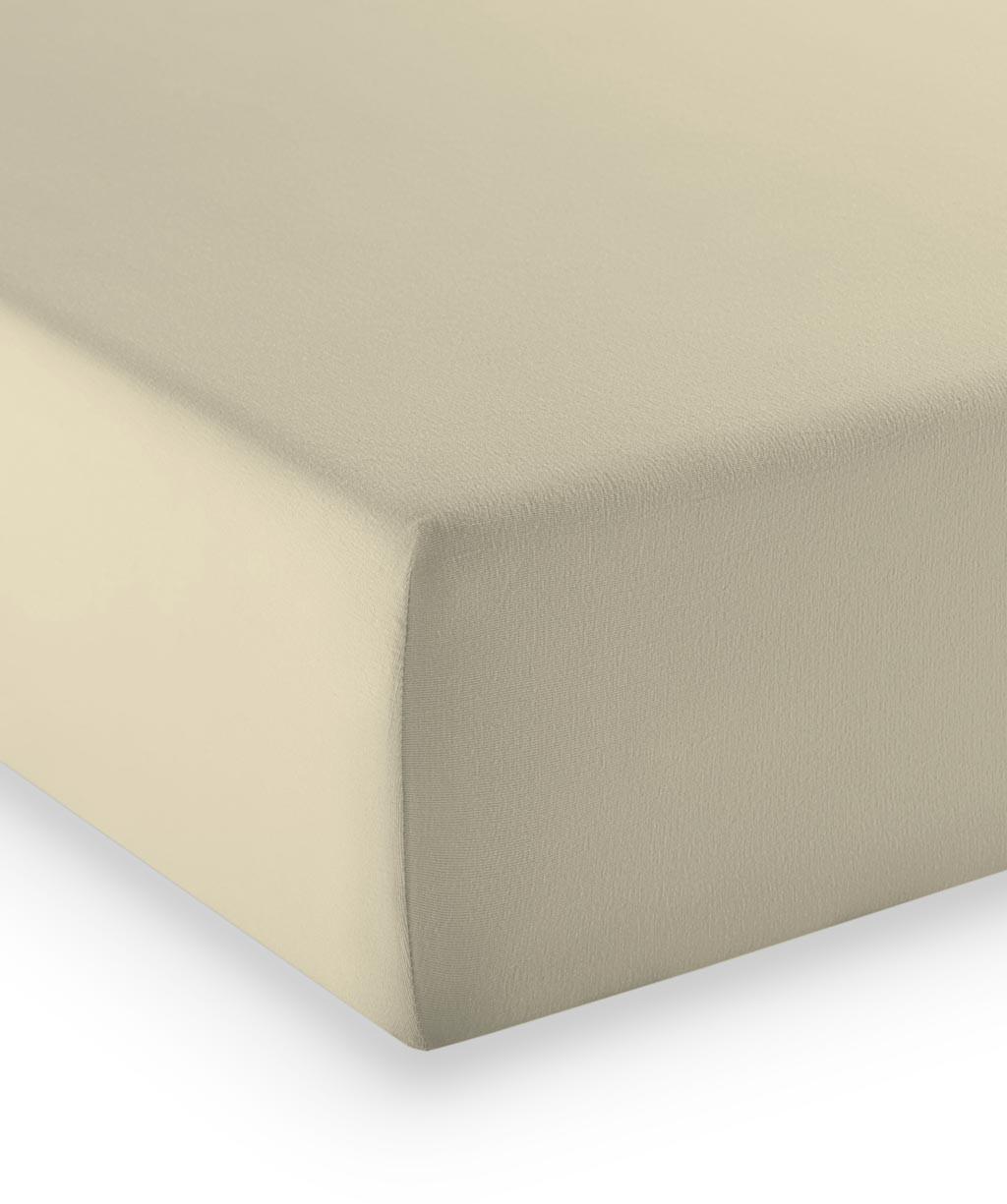 Fixleintuch Q 4000 80 - Beigebraun, Basics, Textil (120/210cm) - Fleuresse